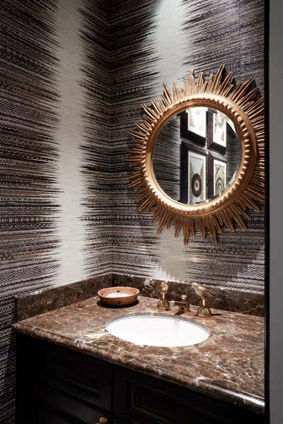  Transitional Apartment Bathroom. The Huntingdon by Dennis Brackeen Design Group.