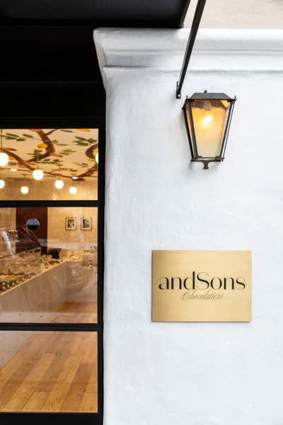 Contemporary Retail Exterior. AndSons Chocolate Shop by Nate Berkus Associates.