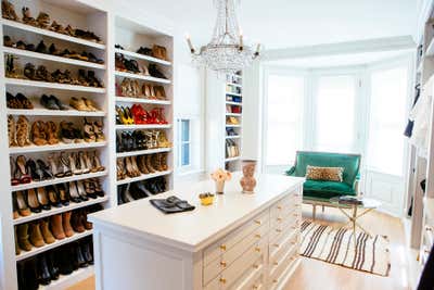  Regency Family Home Storage Room and Closet. Chicago Townhouse by Nate Berkus Associates.