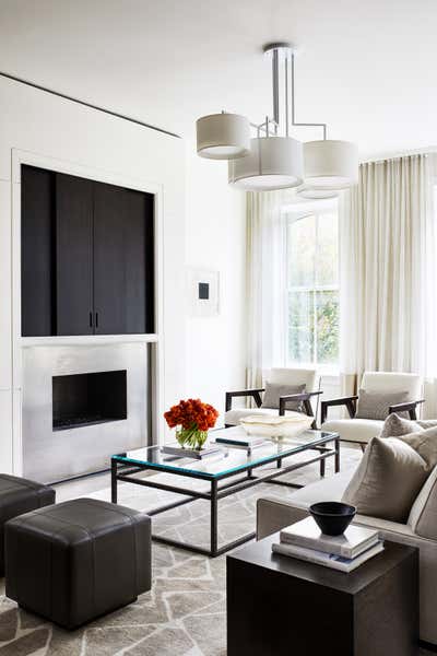  Minimalist Bachelor Pad Living Room. Q St by Christopher Boutlier, LLC.