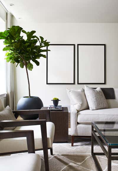 Modern Bachelor Pad Living Room. Q St by Christopher Boutlier, LLC.