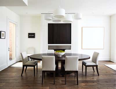  Modern Minimalist Bachelor Pad Dining Room. Q St by Christopher Boutlier, LLC.