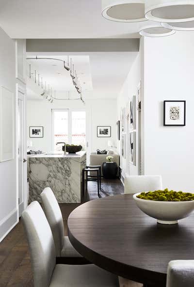 Modern Bachelor Pad Dining Room. Q St by Christopher Boutlier, LLC.