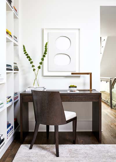  Modern Minimalist Bachelor Pad Office and Study. Q St by Christopher Boutlier, LLC.
