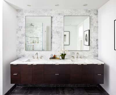  Modern Minimalist Bachelor Pad Bathroom. Q St by Christopher Boutlier, LLC.