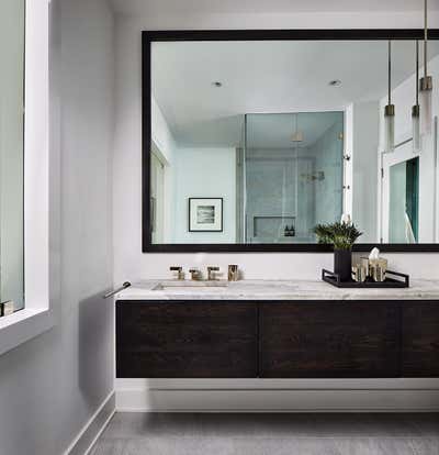  Minimalist Modern Bachelor Pad Bathroom. O St by Christopher Boutlier, LLC.