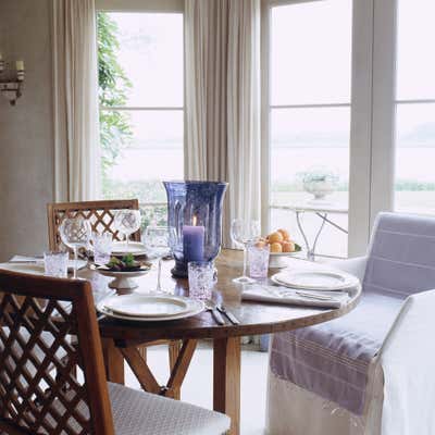  French Farmhouse Beach House Dining Room. Hamptons Style by Solis Betancourt & Sherrill.