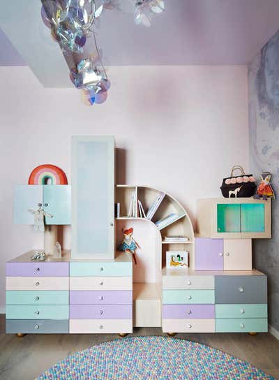 Transitional Apartment Children's Room. Tribeca Residence by Ayromloo Design.