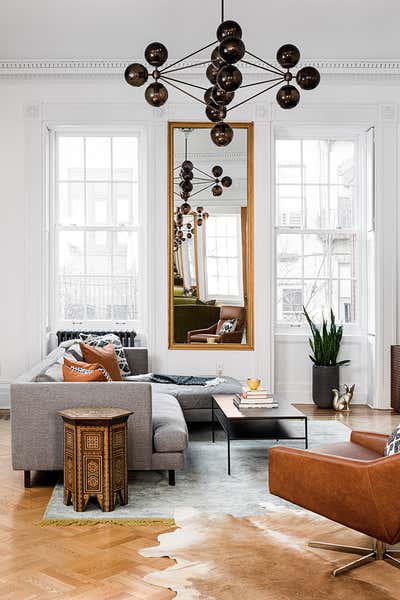  Victorian Living Room. Jersey City Brownstone by Ana Claudia Design.