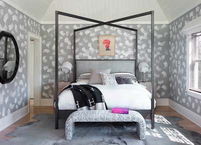  Transitional Beach House Bedroom. Southampton Residence by Ayromloo Design.