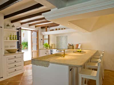  Coastal Beach House Kitchen. Mallorca Villa by Godrich Interiors.