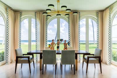  Contemporary Beach House Dining Room. Ocean Home by Pembrooke & Ives.
