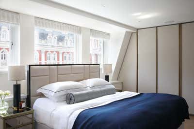  Art Deco Bedroom. West End Apartment by Shanade McAllister-Fisher Design.