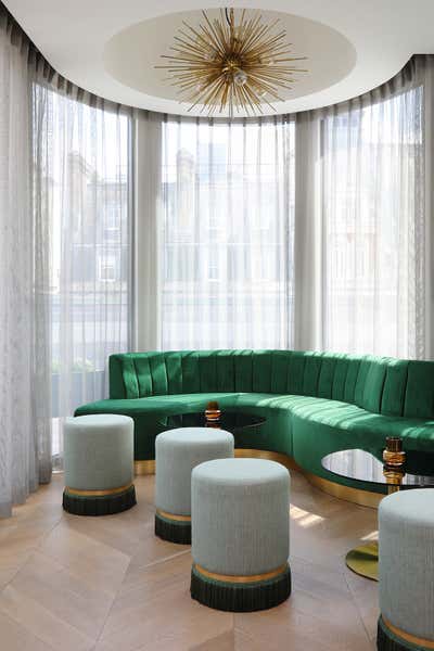  Art Deco Bar and Game Room. West End Apartment by Shanade McAllister-Fisher Design.