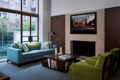  Transitional Family Home Living Room. East 92nd Street Town House by Eve Robinson Associates.