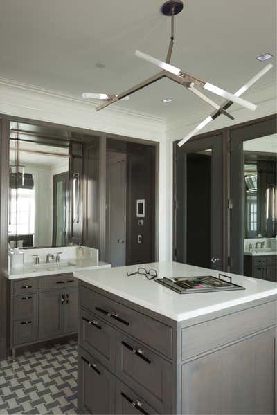  Transitional Family Home Bathroom. House in Southport, CT by Eve Robinson Associates.