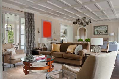  Transitional Family Home Living Room. House in Southport, CT by Eve Robinson Associates.