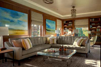  Transitional Family Home Living Room. House in Southport, CT by Eve Robinson Associates.