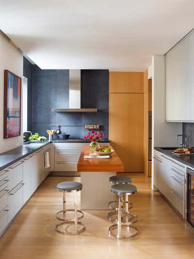  Modern Apartment Kitchen. East 79th Street Apartment by Eve Robinson Associates.