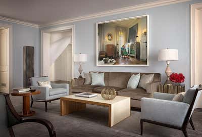  Traditional Apartment Living Room. Park Avenue Apartment by Eve Robinson Associates.
