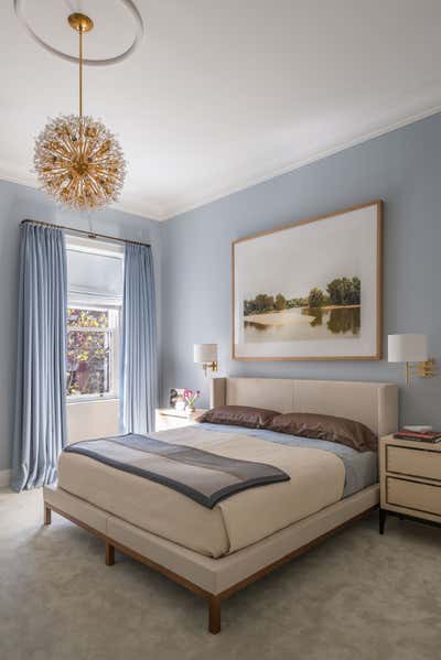 Contemporary Family Home Bedroom. East 91st Street Town House by Eve Robinson Associates.