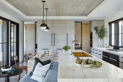  Coastal Contemporary Beach House Kitchen. Nantucket Family Compound by Workshop APD.