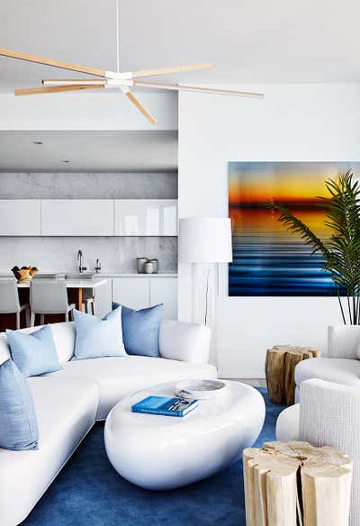  Modern Vacation Home Open Plan. Ft. Lauderdale Beach Condo by Workshop APD.