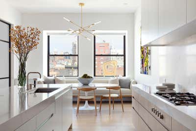  Modern Apartment Kitchen. West Village Glam by Workshop APD.
