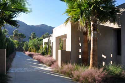  Eclectic Vacation Home Exterior. Palm Springs Modern by Tichenor and Thorp Architects.