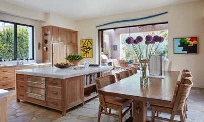  Eclectic Vacation Home Kitchen. Palm Springs Modern by Tichenor and Thorp Architects.