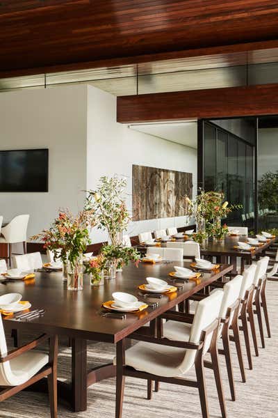  Contemporary Vacation Home Dining Room. Zenyara by Willetts Design & Associates.