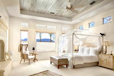  French Moroccan Vacation Home Bedroom. La Quinta Getaway by Willetts Design & Associates.
