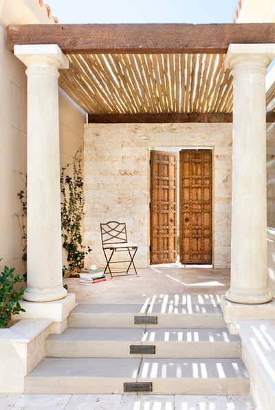  Eclectic Vacation Home Patio and Deck. La Quinta Getaway by Willetts Design & Associates.