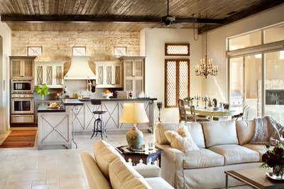  French Vacation Home Open Plan. La Quinta Getaway by Willetts Design & Associates.