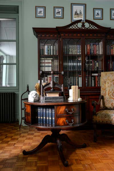  Traditional Family Home Office and Study. Maison Bourgeoise by Lane Hunt Interiors.