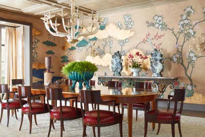  Mediterranean Dining Room. Italianate by Madeline Stuart.