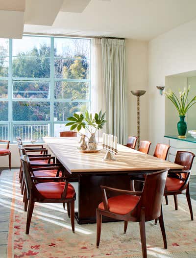  Art Deco Contemporary Family Home Dining Room. Streamline Moderne by Madeline Stuart.