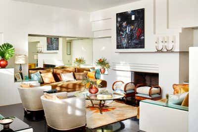  Art Deco Family Home Living Room. Streamline Moderne by Madeline Stuart.