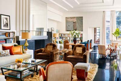  Art Deco Family Home Living Room. Streamline Moderne by Madeline Stuart.