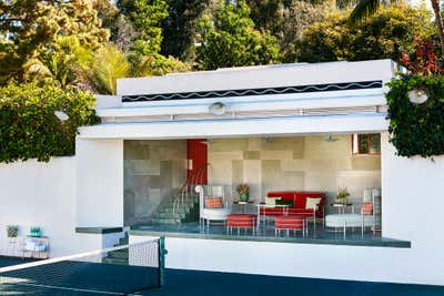  Art Deco Family Home Patio and Deck. Streamline Moderne by Madeline Stuart.