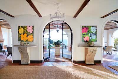  Transitional Family Home Entry and Hall. Hispano Moresque by Madeline Stuart.