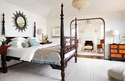  Transitional Family Home Bedroom. Hispano Moresque by Madeline Stuart.