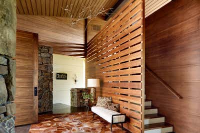 Rustic Vacation Home Entry and Hall. Rustic Modern by Madeline Stuart.