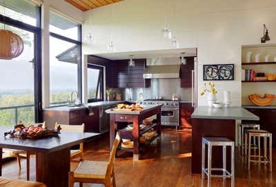  Rustic Contemporary Vacation Home Kitchen. Rustic Modern by Madeline Stuart.