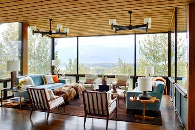  Rustic Vacation Home Living Room. Rustic Modern by Madeline Stuart.