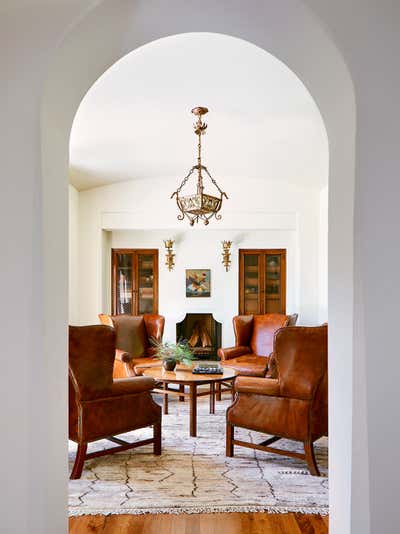  Traditional Family Home Bar and Game Room. Spanish Revival by Madeline Stuart.
