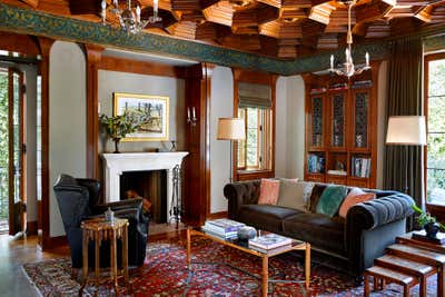  Mediterranean Traditional Family Home Office and Study. Spanish Revival by Madeline Stuart.
