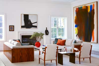 Transitional Family Home Living Room. Modern Arts by Madeline Stuart.