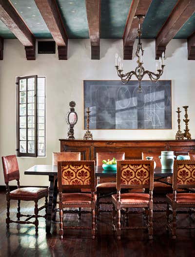  Eclectic Family Home Dining Room. Spanish Hacienda by Madeline Stuart.