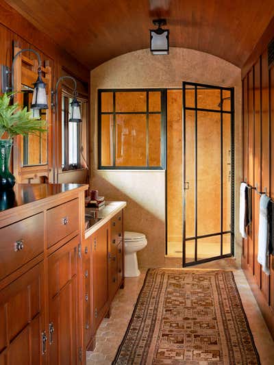  Arts and Crafts Family Home Bathroom. Arts & Crafts by Madeline Stuart.